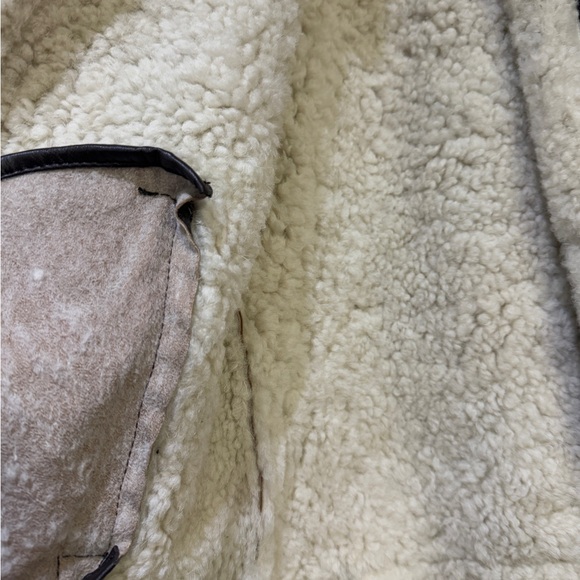 Wool leather brand new brown jacket - Picture 9 of 9